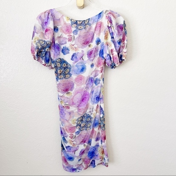 NEW Ganni Floral Mesh Body-Con Dress size 38 - Picture 16 of 16
